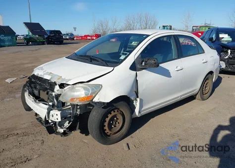 2010 Toyota Yaris из США, поврежденный, VIN JTDBT4K37A4064738